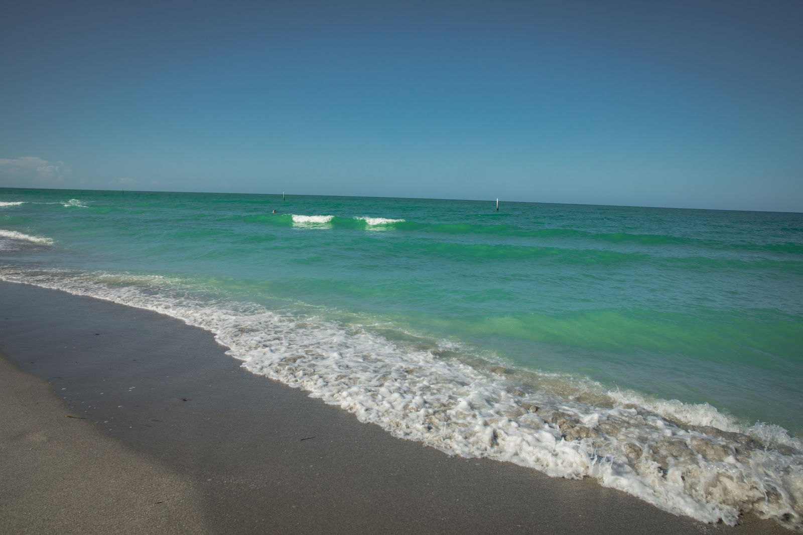 Gulf waves at Englewood Beach at Chadwick Park